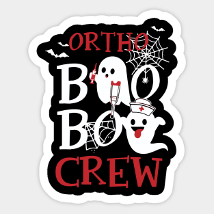 Ortho Boo Crew Sticker